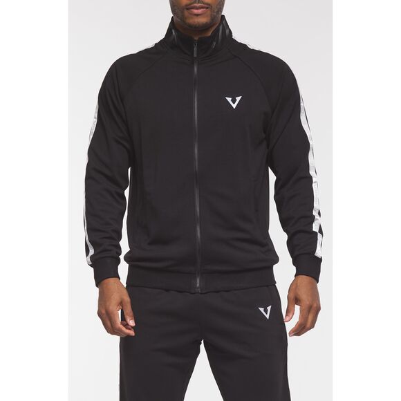 Other - NEW Vibora Black Mens Full Zip Tracksuit Side Stripe Logo Design DELTA1 Model XL